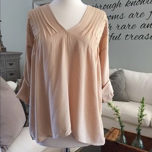 BNWT Pintuck top by Ya Los Angeles